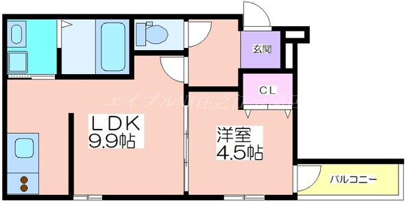 フジパレス住吉大領の物件間取画像